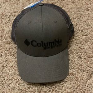 Columbia off logo mesh snap back high unisex o/s nwt
